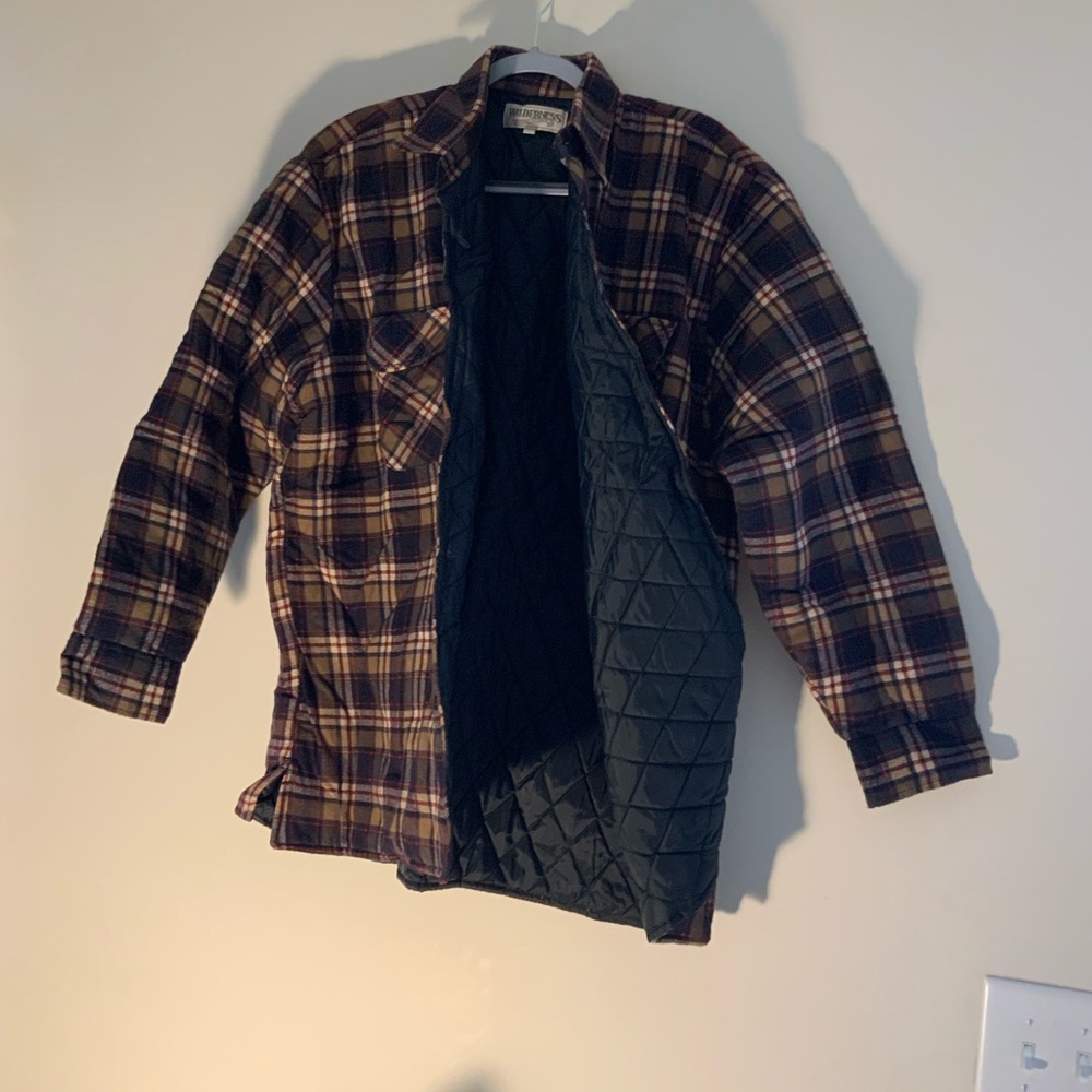 Plaid Quilted Jacket  like New  $30.00